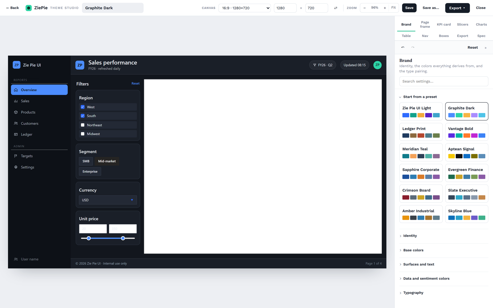 power bi theme editor online